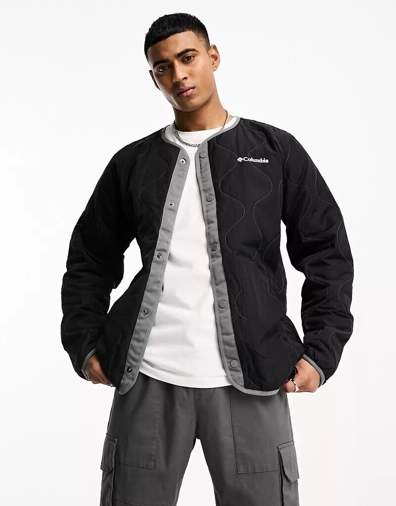 

Черная легкая стеганая куртка в жатом виде Columbia Doverwood, эксклюзивно для ASOS