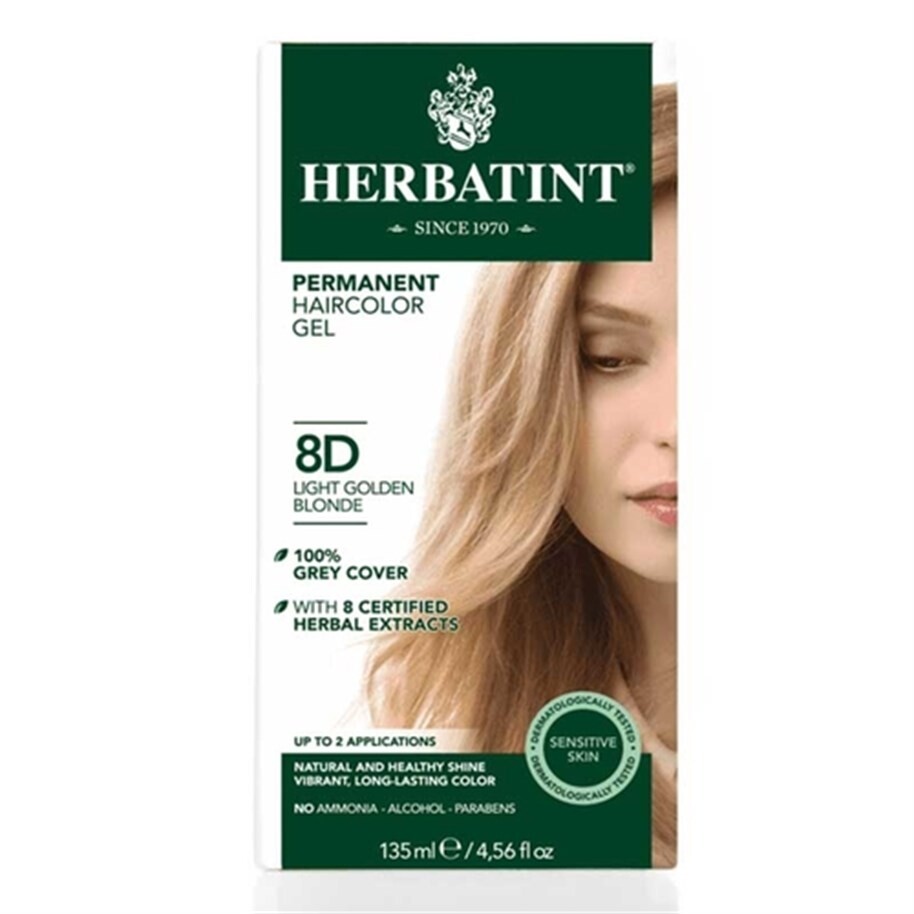 

Краска для волос Herbatint 8D Blond Clair Dore