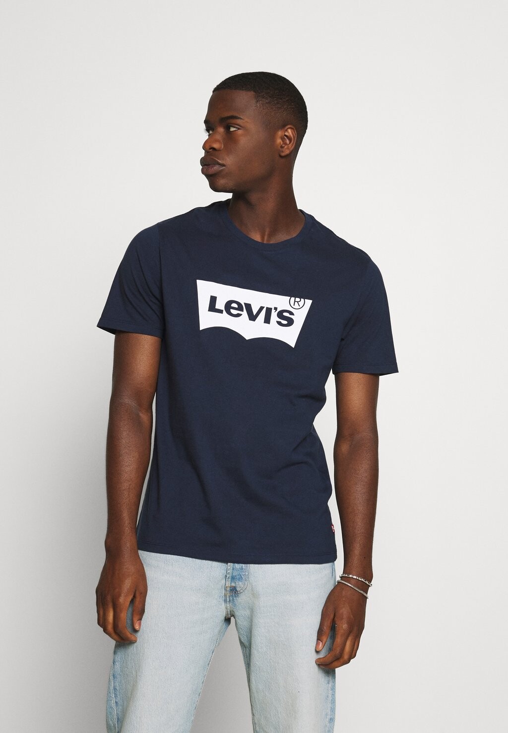 

Футболка с принтом Levi's, темно-синий
