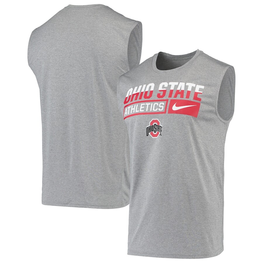 

Майка Nike Ohio State Buckeyes, серый
