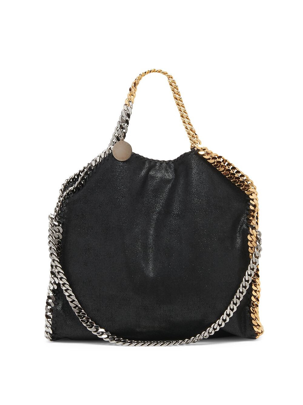 

Сумка-тоут Falabella с 3 цепочками Stella McCartney, черный