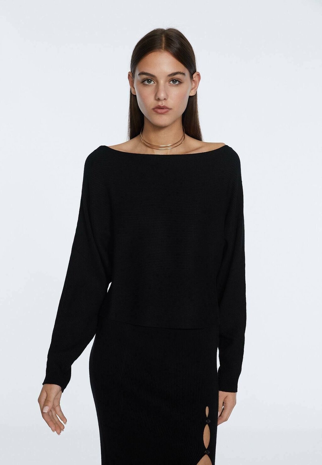 

Свитер Stradivarius, черный