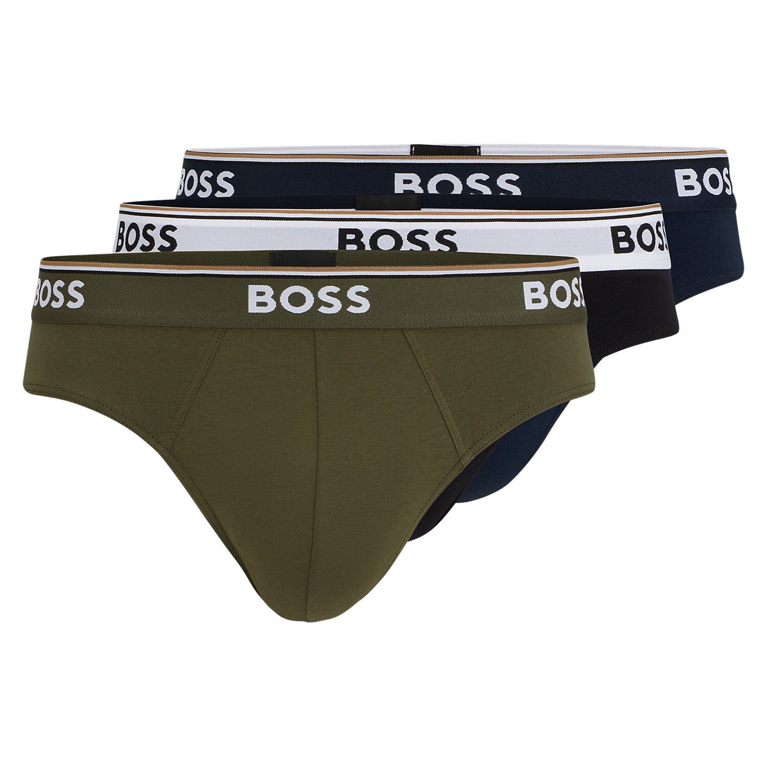 

Трусы BOSS 3er Pack, цвет Schwarz/Oliv/Blau