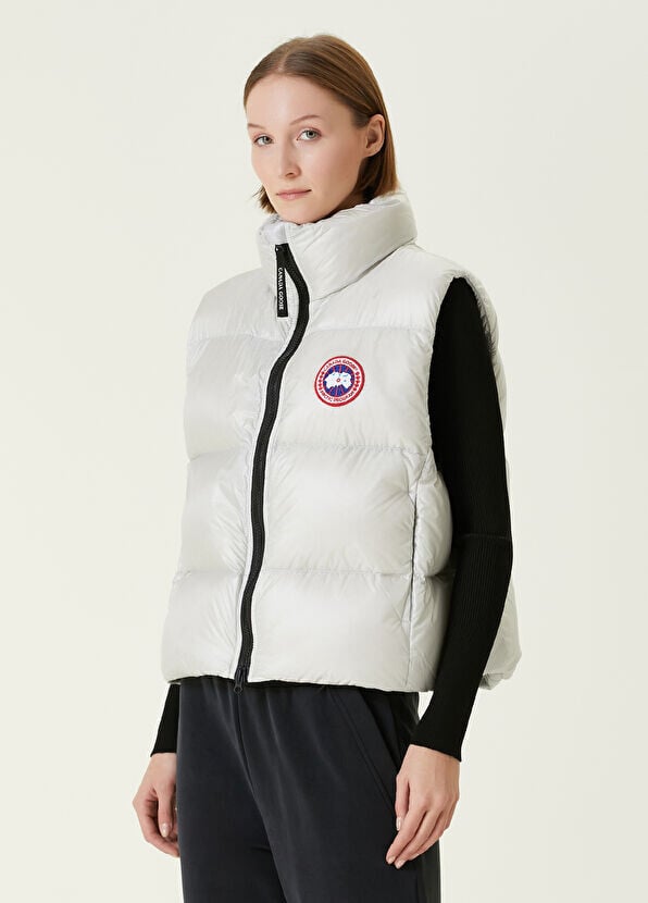 

Кипарисовый пышный жилет Canada Goose, белый