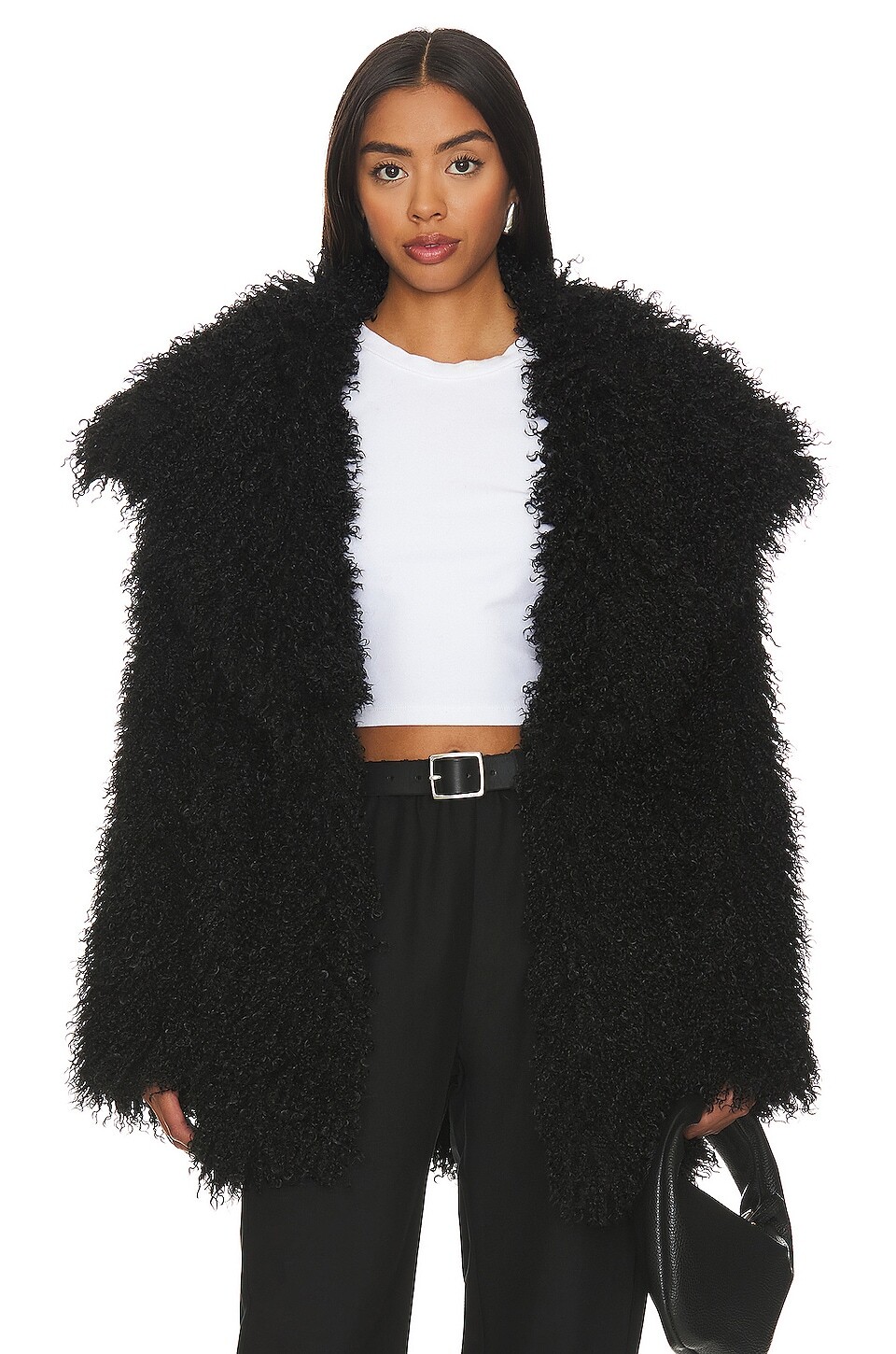 

Пальто Lovers and Friends Amani Faux Fur, цвет Onyx Black