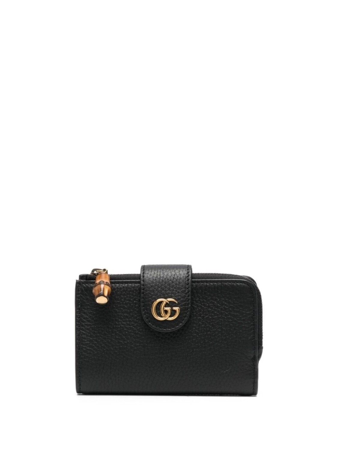 

Gucci кошелек из зернистой кожи с логотипом, черный