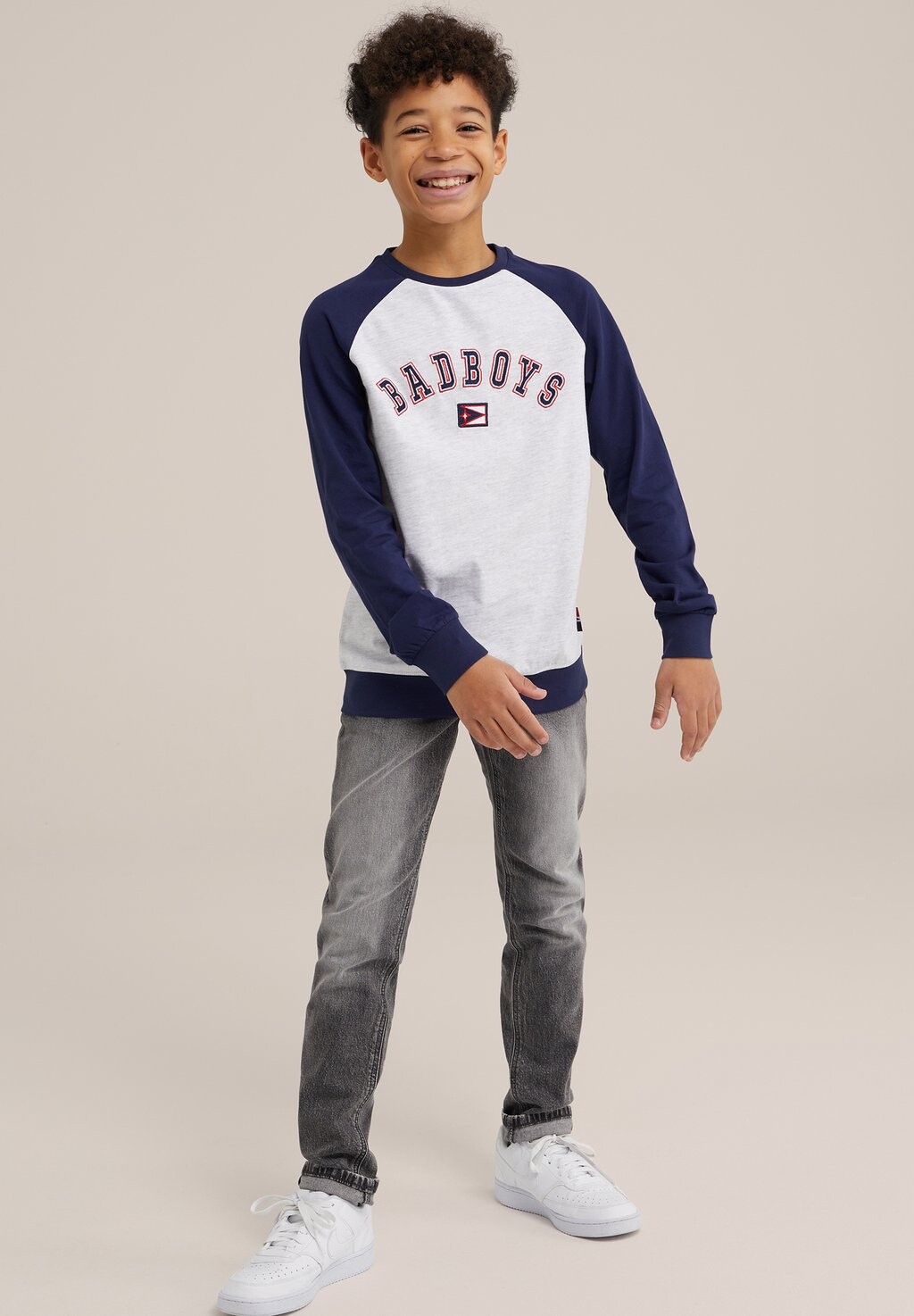

Рубашка с длинным рукавом BAD BOYS WE Fashion, цвет grey