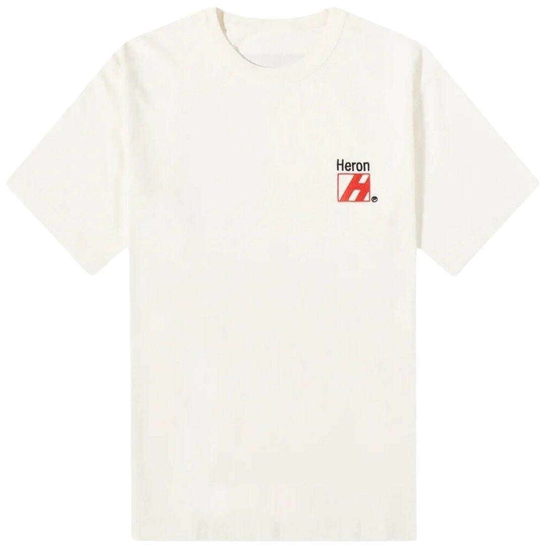 

Белая футболка Multi Heron с цензурой Heron Preston, белый