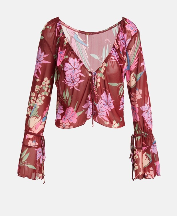 

Блузка для отдыха Free People, коричневый