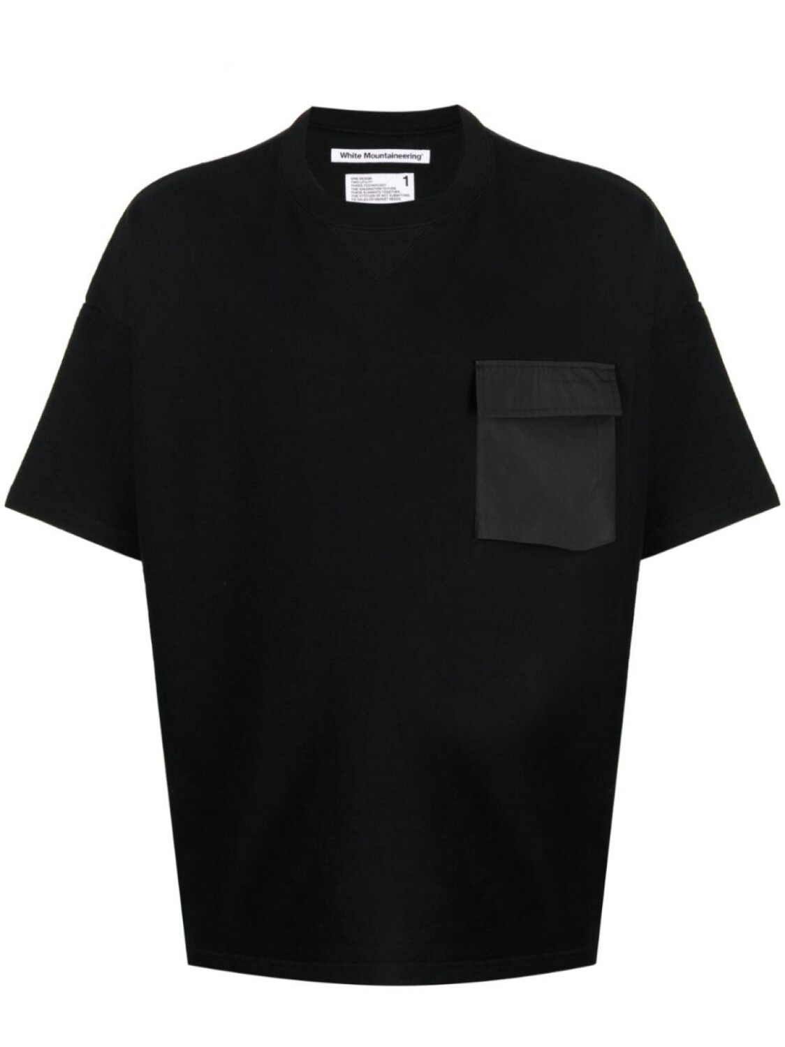 

Футболка с круглым вырезом White Mountaineering, черный