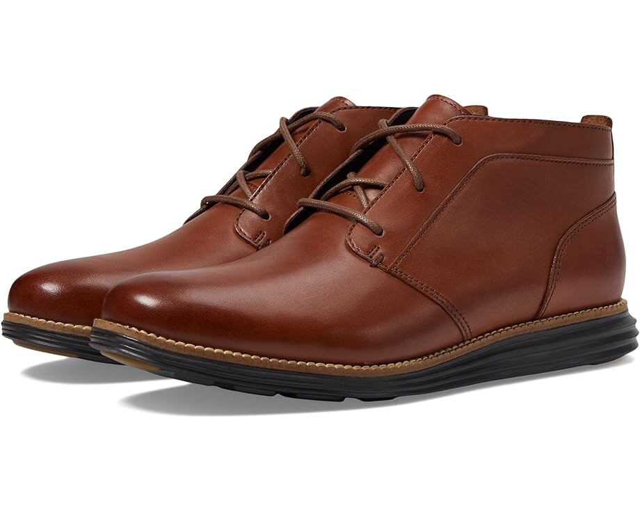 

Ботинки Cole Haan Original Grand Chukka, цвет Woodbury Leather/Dark Roast