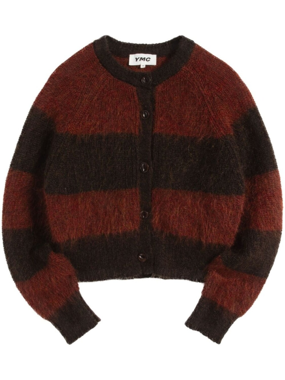 

YMC Foxtail Полосатый кардиган, красный