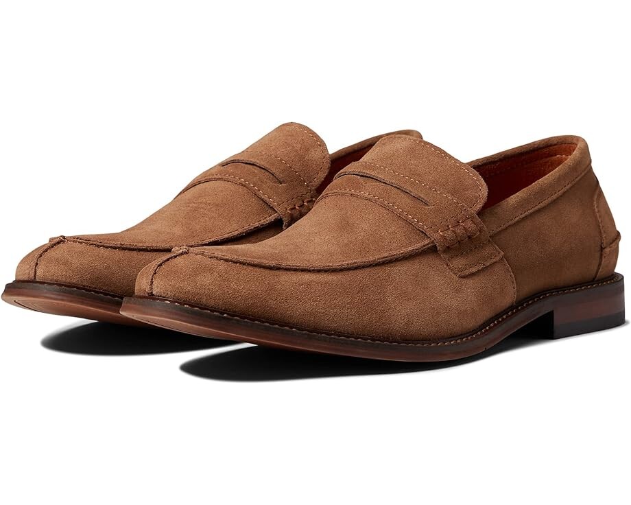 Лоферы Stacy Adams Marlowe Penny Slip-On Loafer, цвет Dark Tan Suede