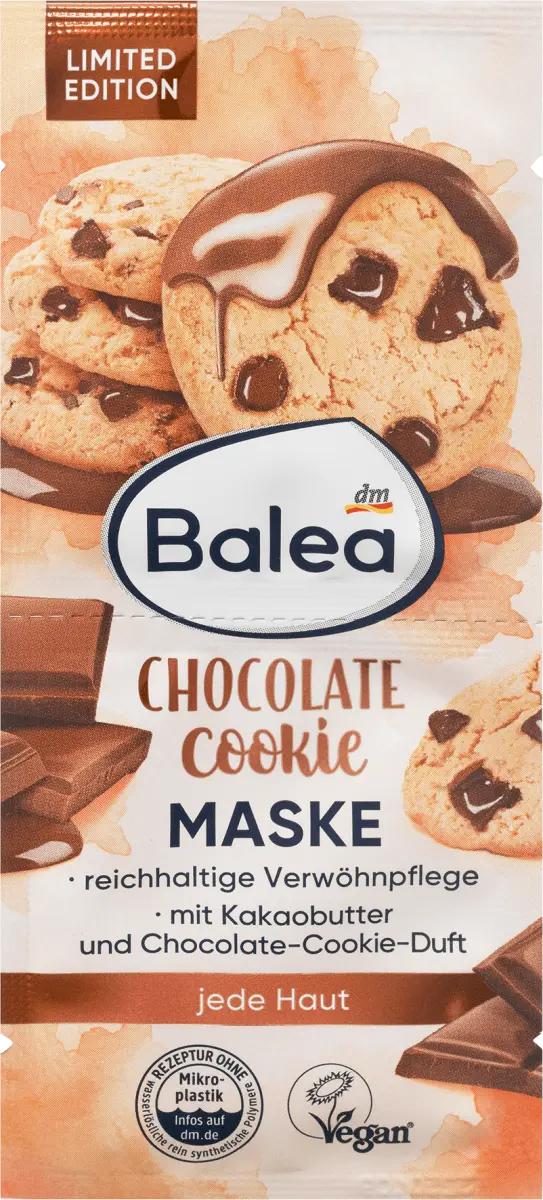 

Маска для лица Шоколадное печенье (2х8 мл) 16 мл Balea