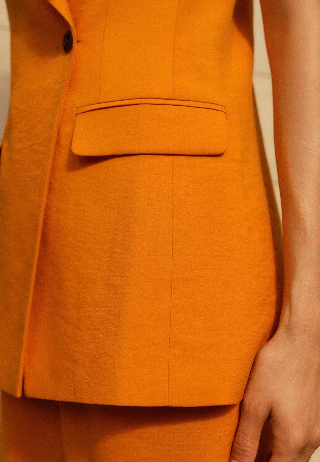 

REGULAR FIT Sleeveless Tailored Next, Жилет оранжевый