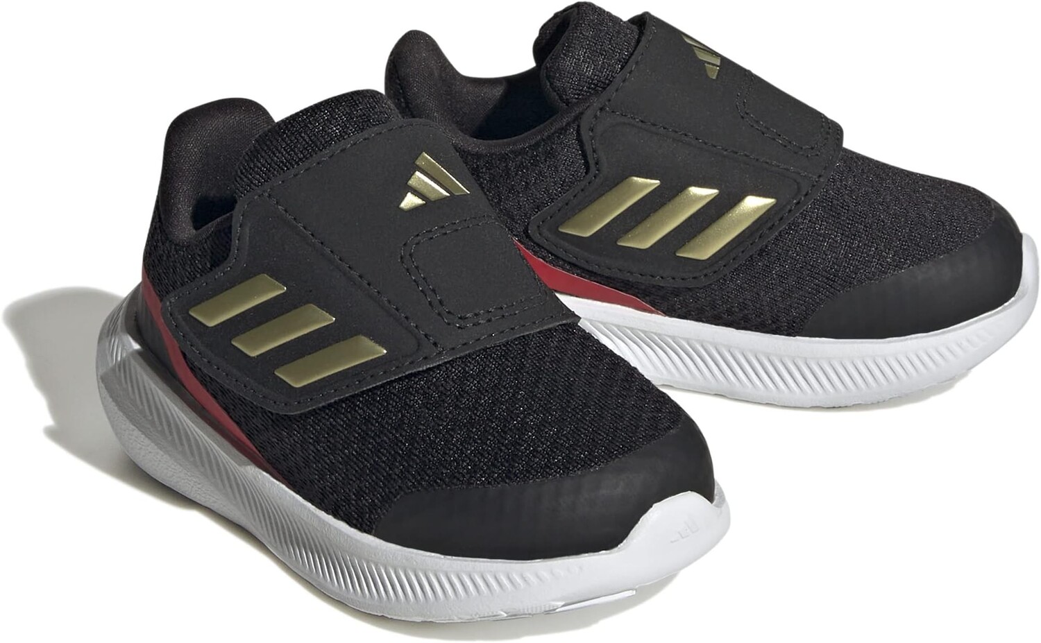 

Кроссовки RunFalcon 3.0 AC adidas, цвет Core Black/Gold Metallic/Better Scarlet