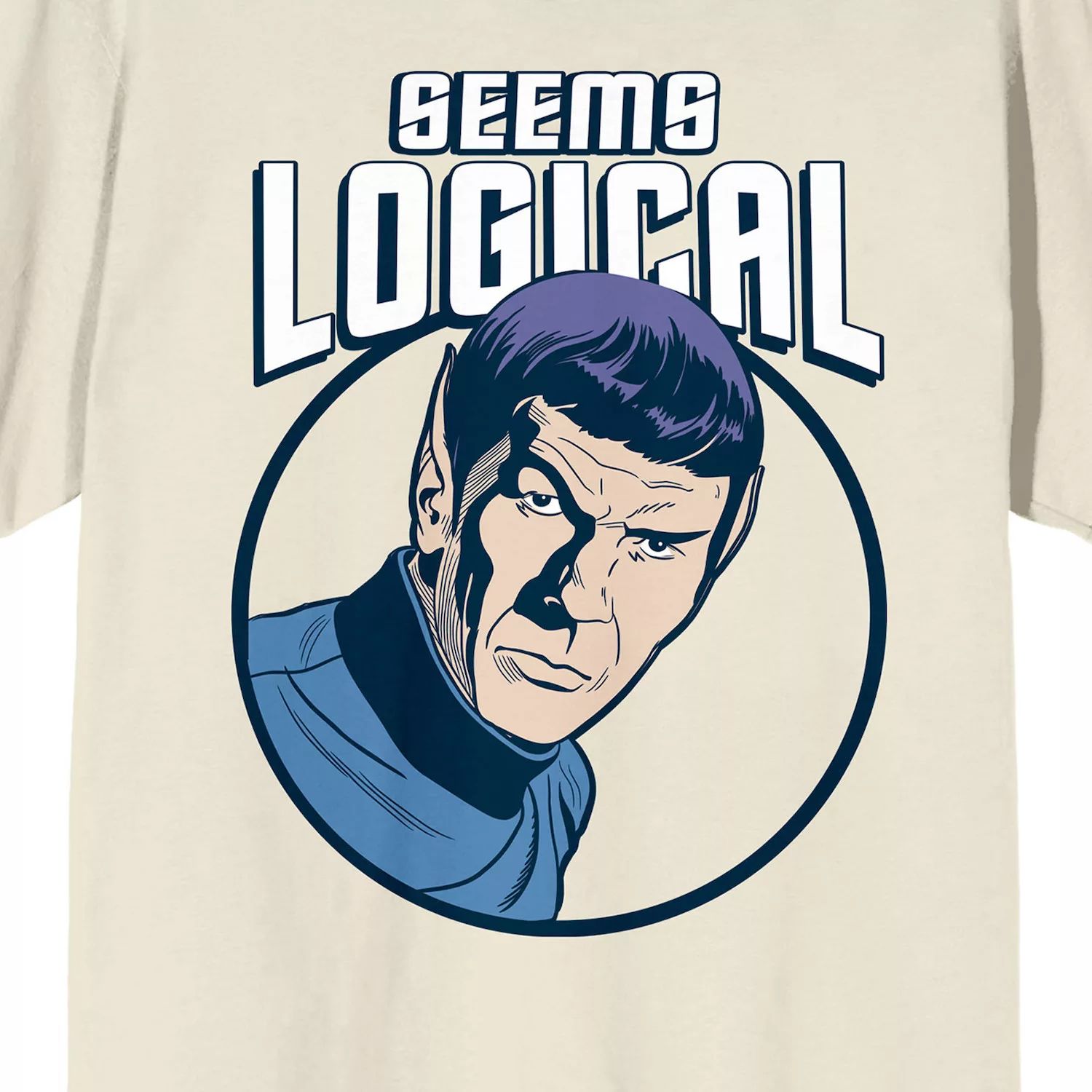 Мужская футболка Star Trek Logical Spock Licensed Character tubbz фигурка утка tubbz star trek spock