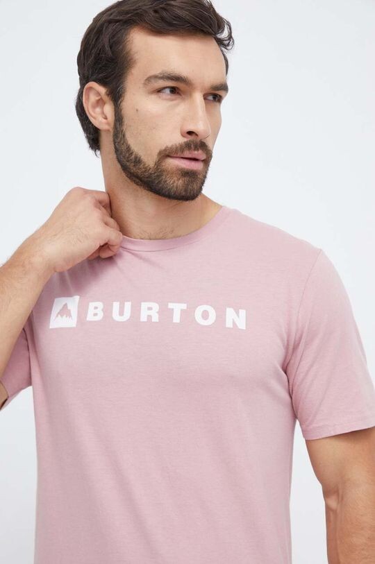 

Хлопковая футболка Burton, розовый