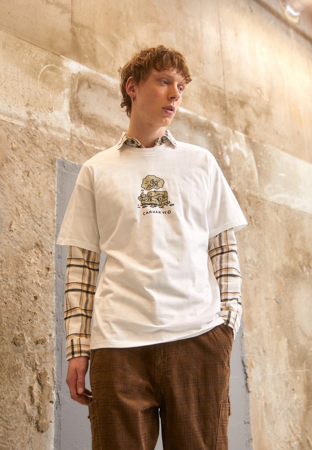 

Футболка с принтом Carhartt WIP, белый