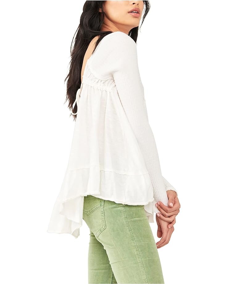 

Футболка Free People Sundae Tee, слоновая кость