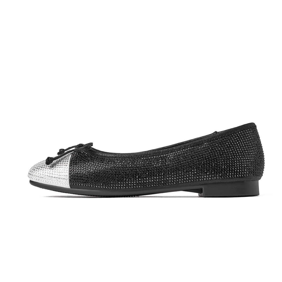 

Туфли женские повседневные Women's Casual Shoes Women's Silver Josiny, цвет Black/Silver