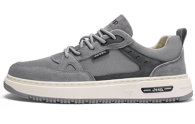 

Кроссовки Jeep Skateboarding Shoes Men Low-top Gray, серый