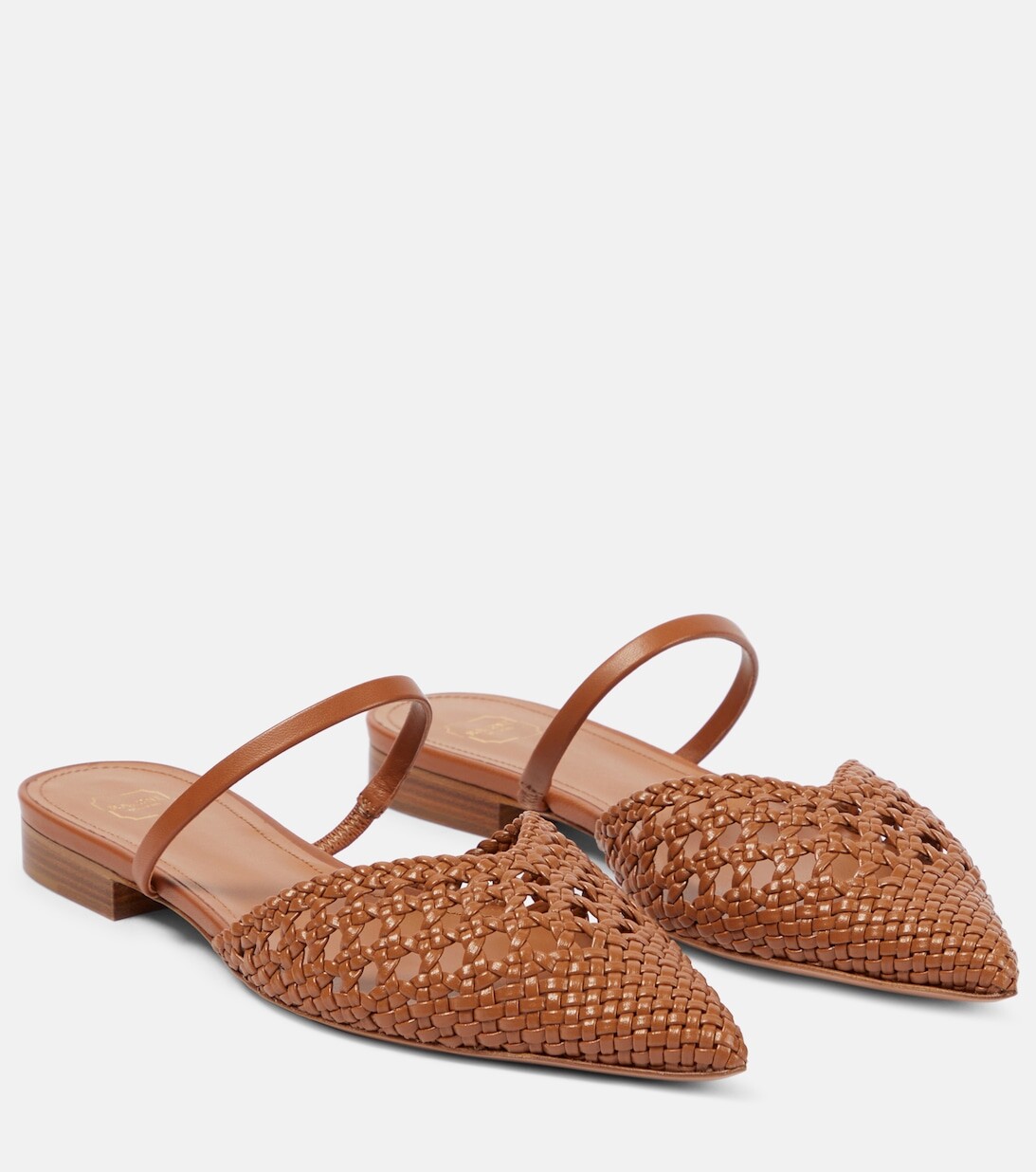 

Балетки Marla из искусственной кожи и кожи Malone Souliers, коричневый