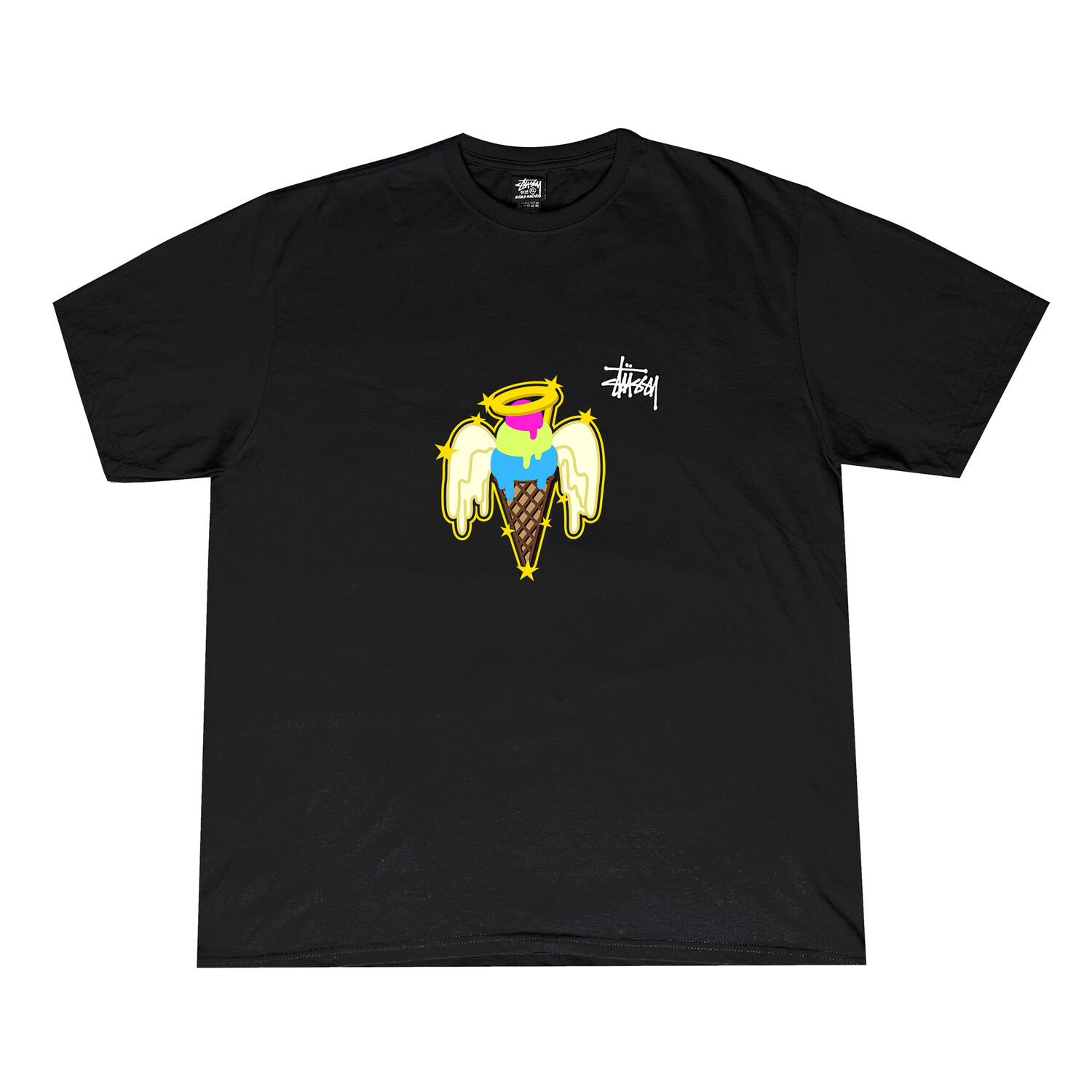 

Футболка унисекс черная Stussy, черный