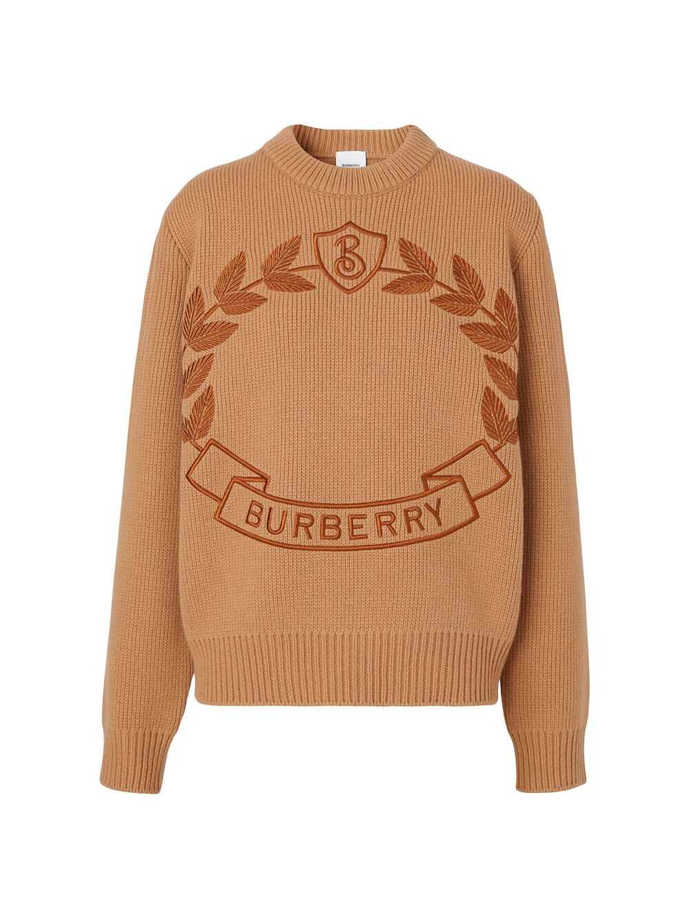 

Шерстяно-кашемировый свитер Annarose Burberry, Коричневый