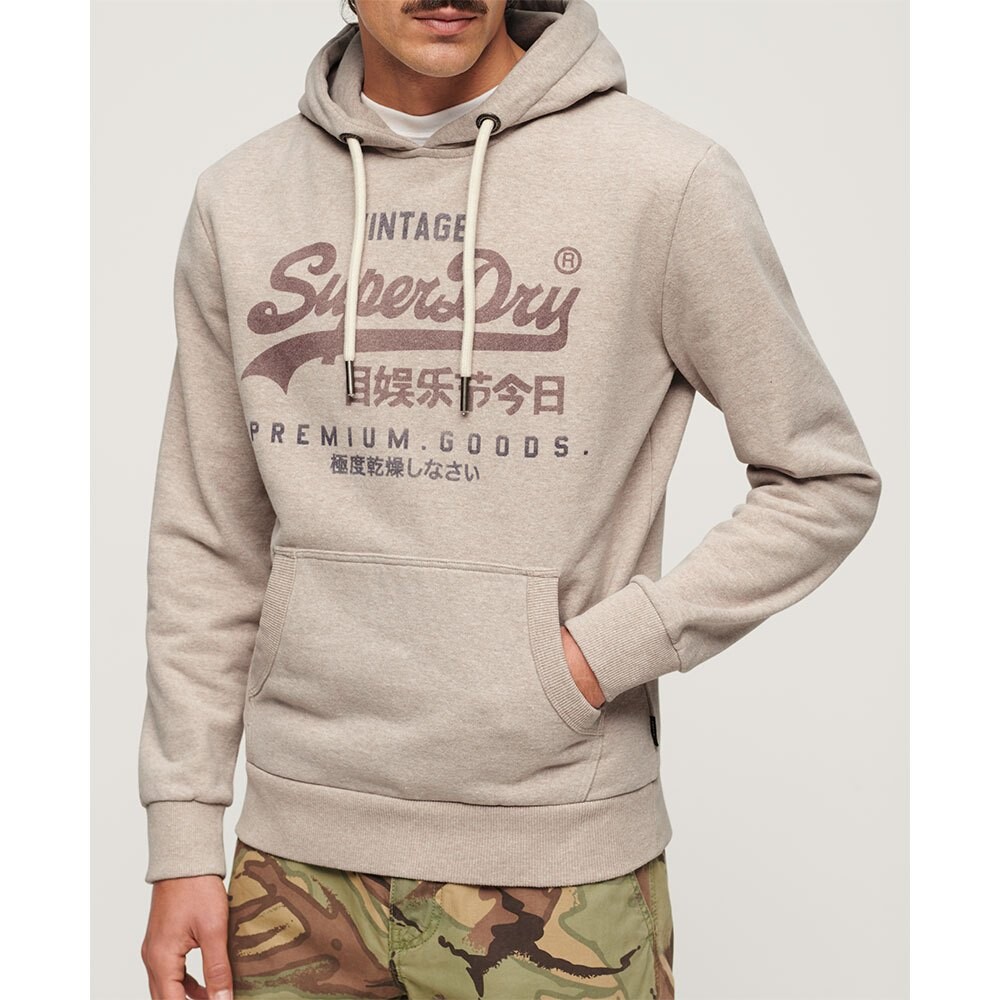 

Худи Superdry Classic Vl Heritage, бежевый