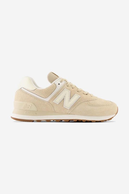 

Кроссовки WL574NC замшевые New Balance, бежевый