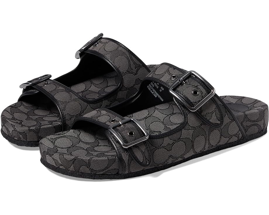 

Сандалии COACH Signature Buckle Strap Sandal, мульти
