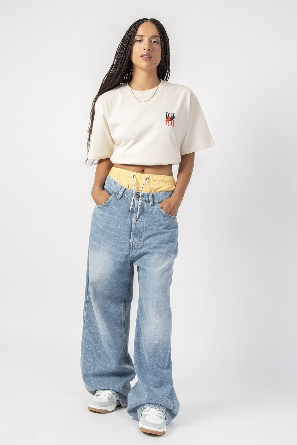 

Футболка с принтом BETTER TOGETHER UNISEX Kaotiko, цвет off-white