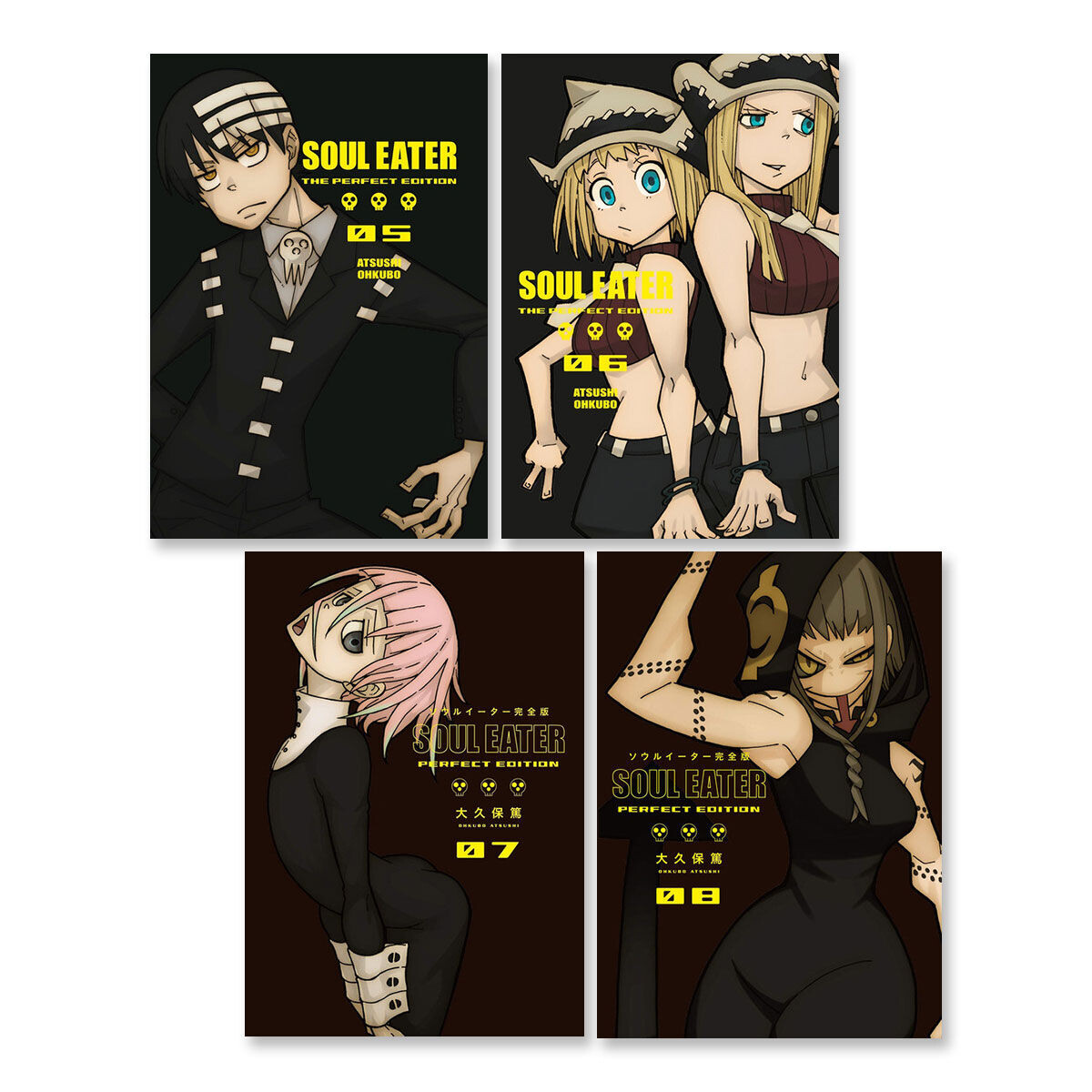 

Манга Soul Eater The Perfect Edition Hardcover Manga (5-8) Bundle