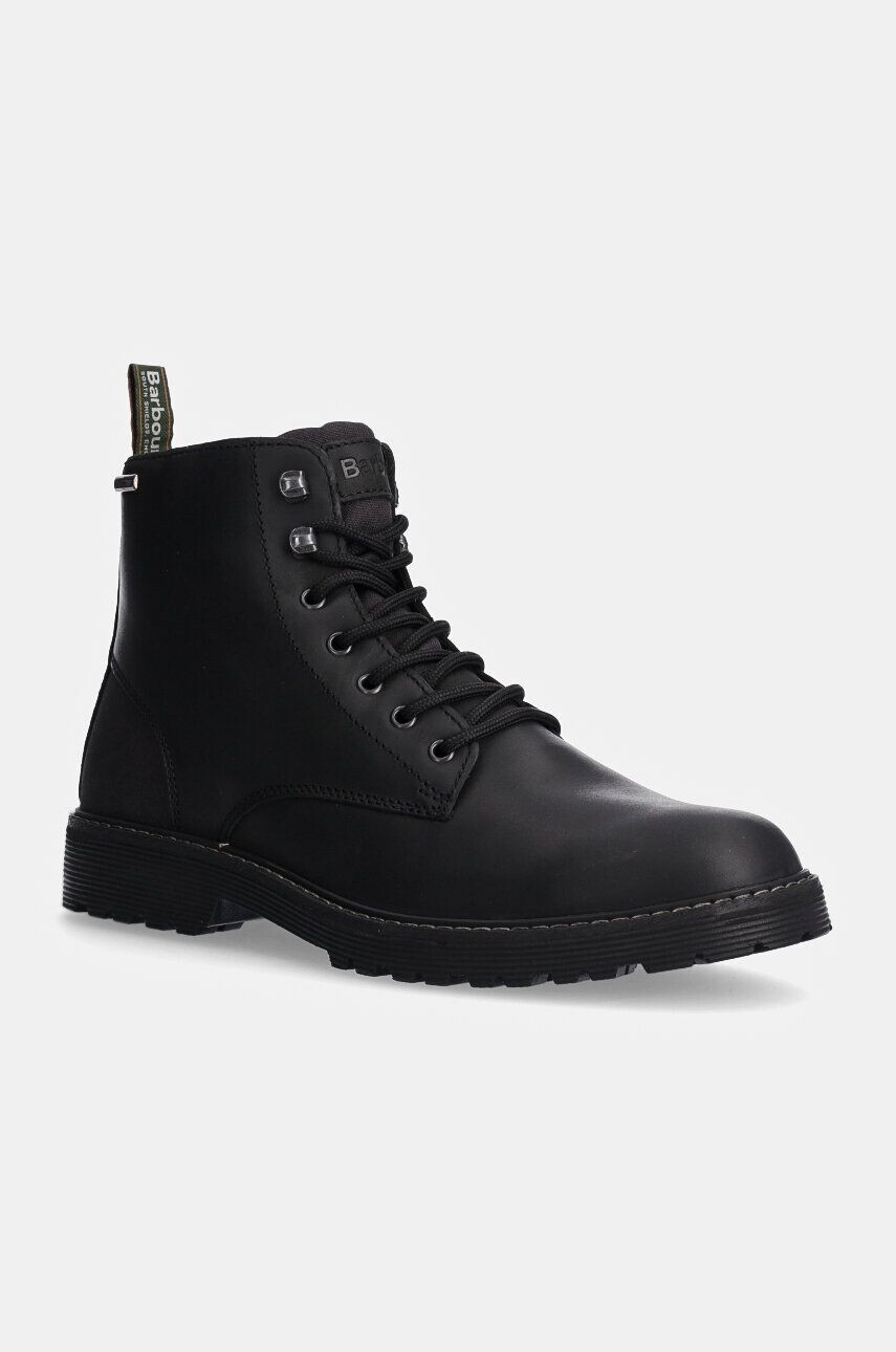 

Кожаные ботинки броги Barbour Harvey, черный