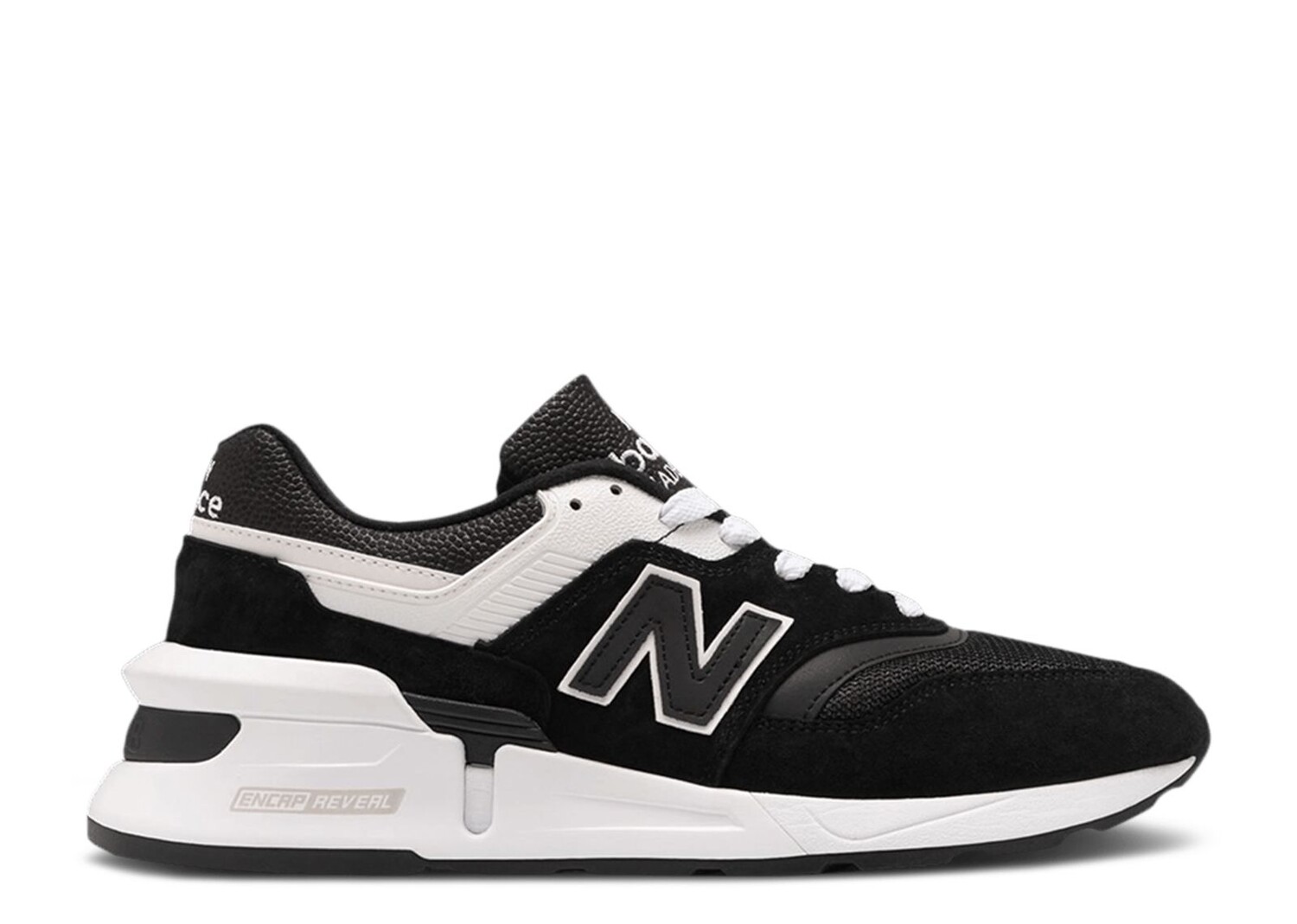 

Кроссовки New Balance 997 Sport Made In Usa 'Black White', черный