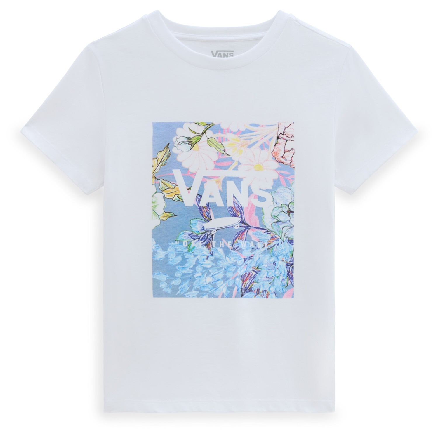 

Футболка Vans Women's Wild Bouquet Box Crew S/S, белый
