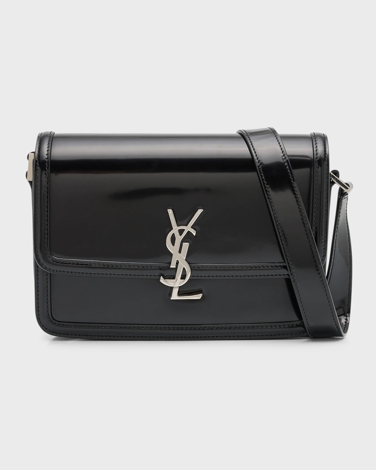 

Мужская сумка через плечо Solferino среднего размера Saint Laurent, цвет Nero