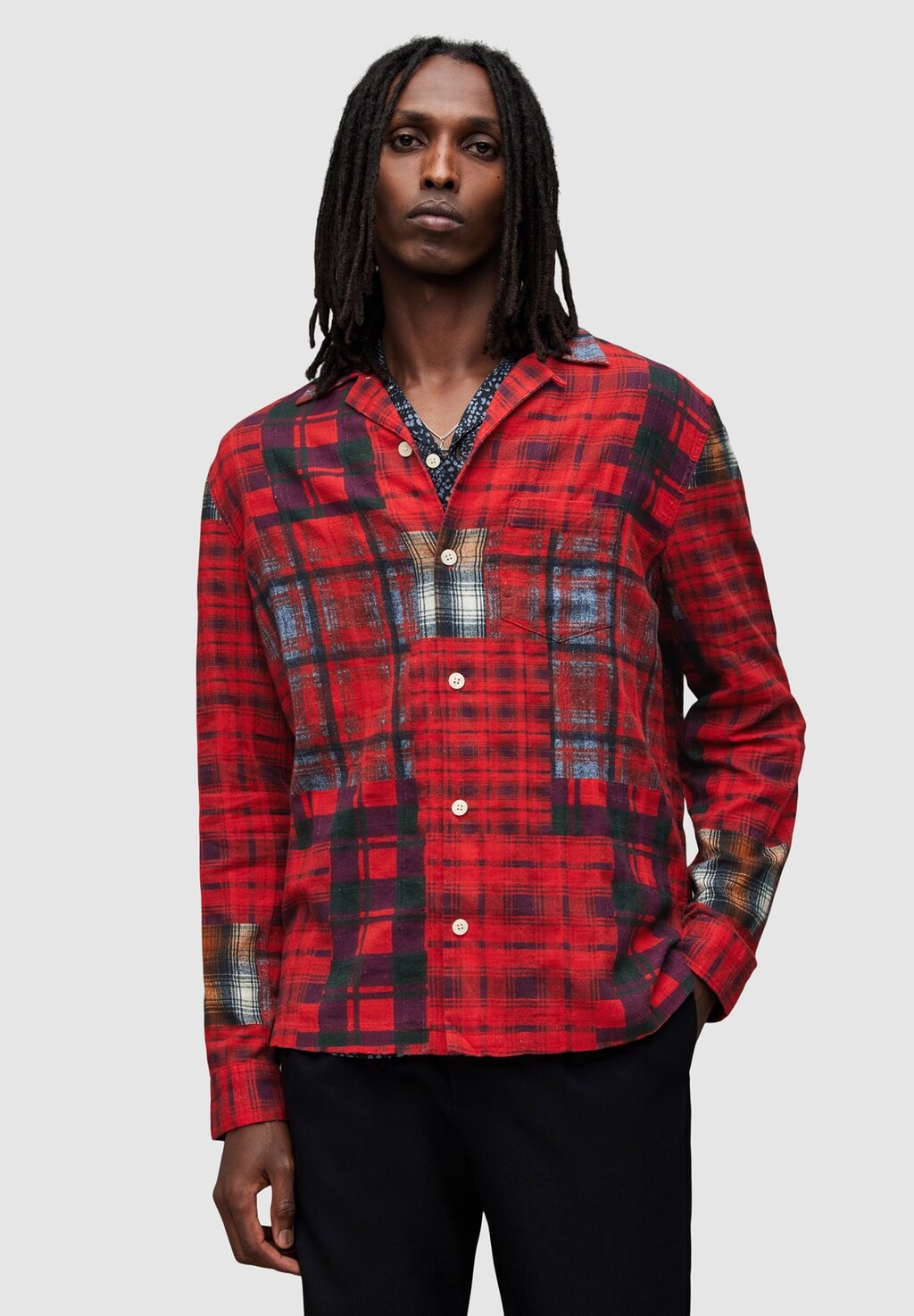 

Рубашка CARREAUX LS AllSaints, красный