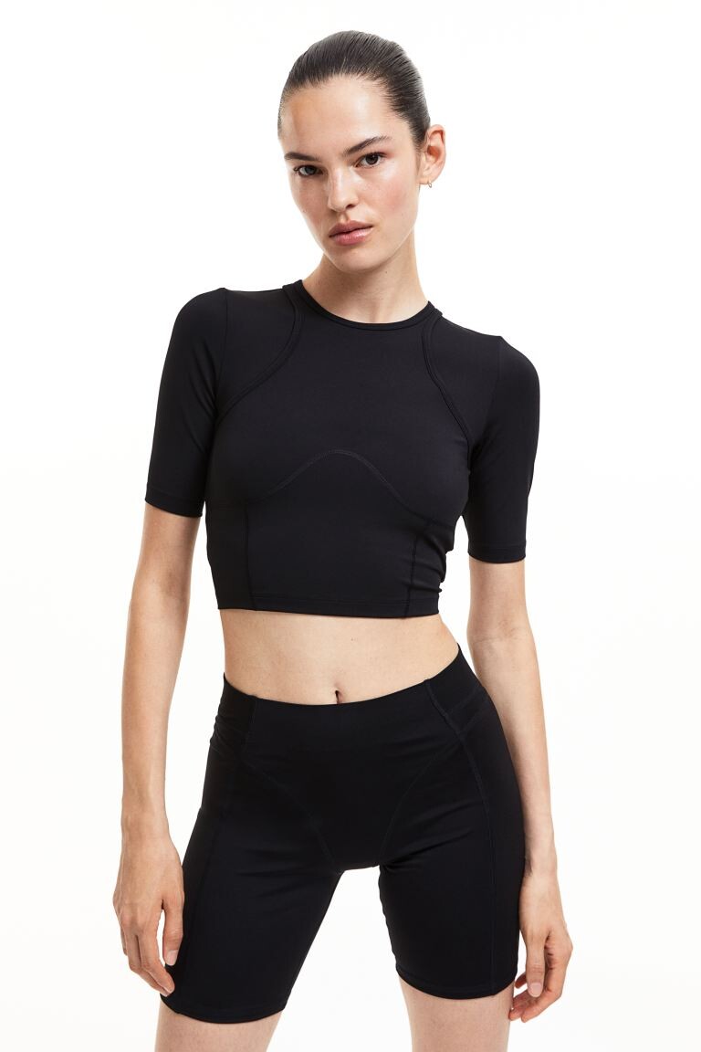 

Спортивный топ DryMove с открытой спиной H&M