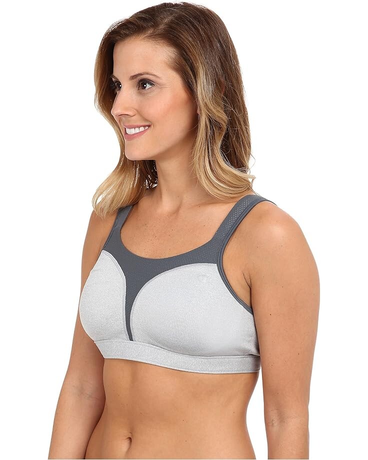 

Бюстгальтер Champion Spot Comfort Full-Support Sports Bra, цвет Oxford Gray