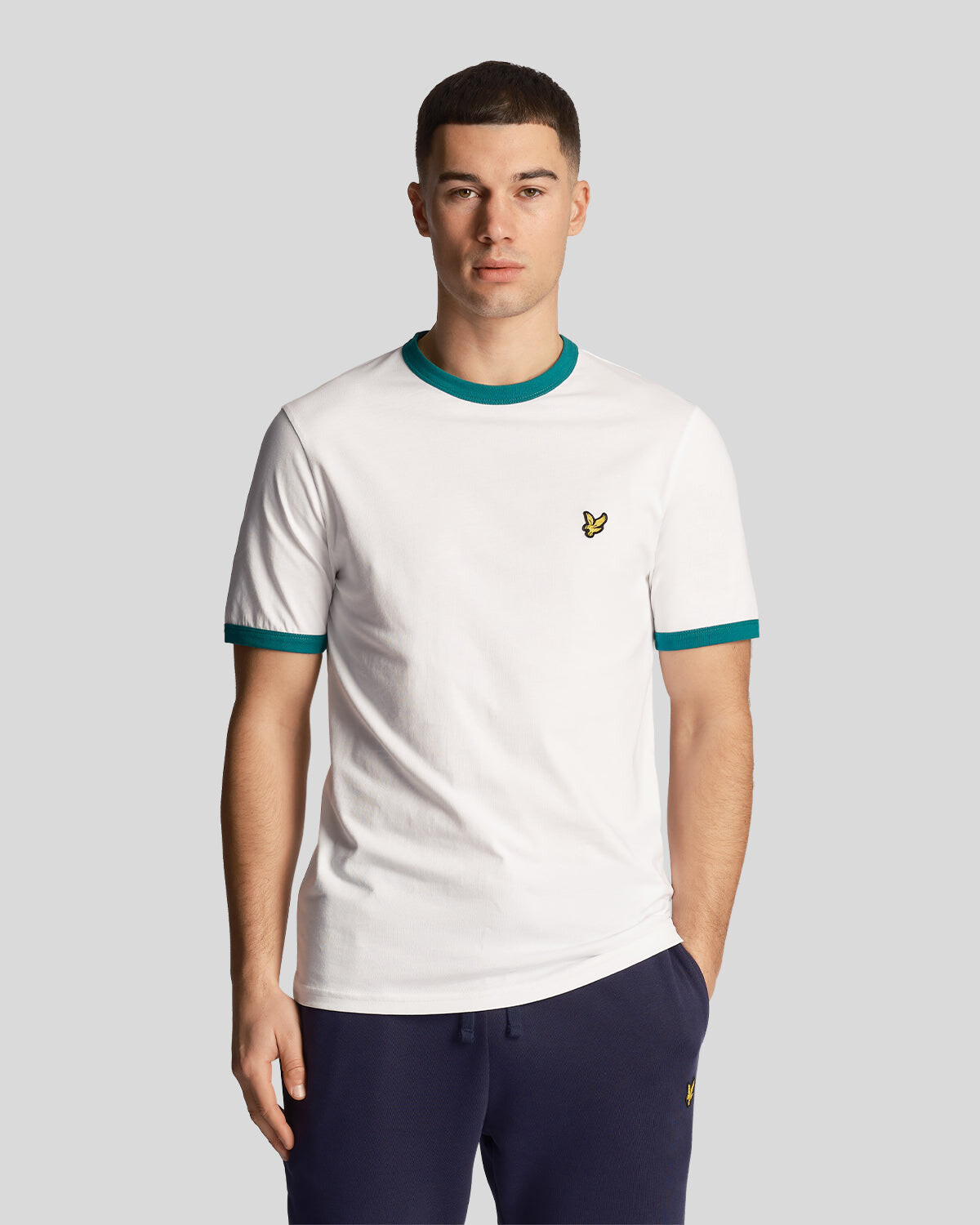 

Футболка ringer Lyle & Scott, белый