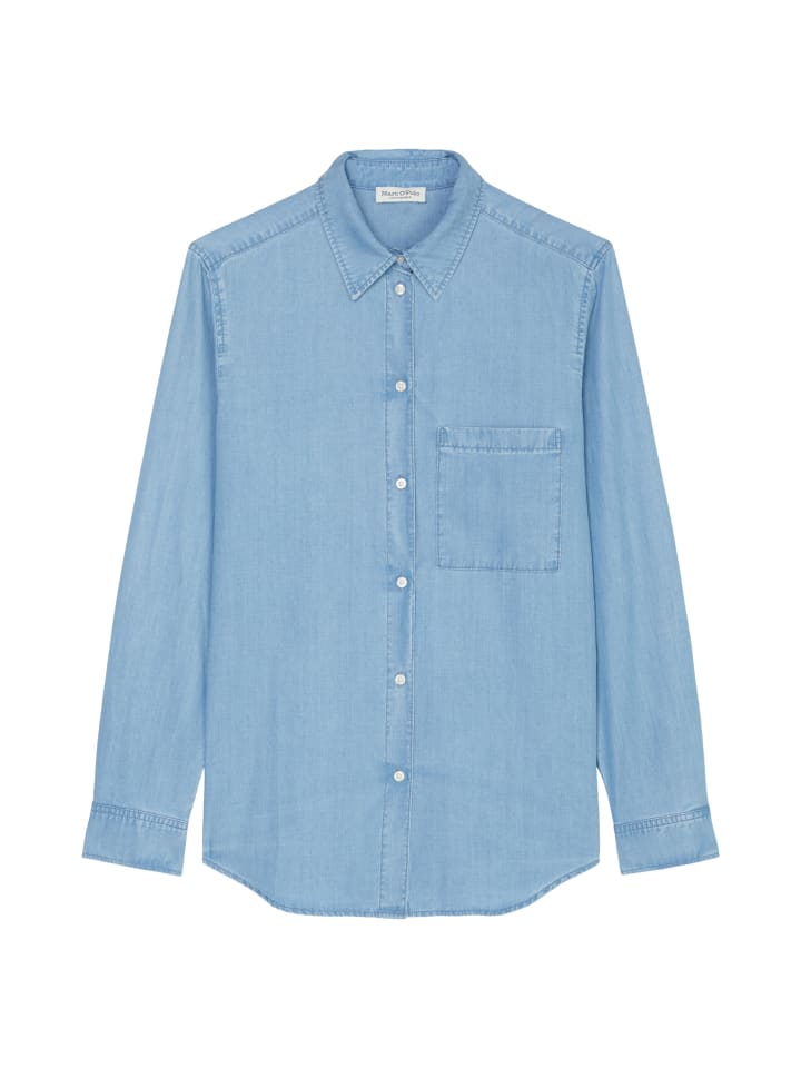 

Блуза Marc O'Polo regular, цвет essential mid blue wash