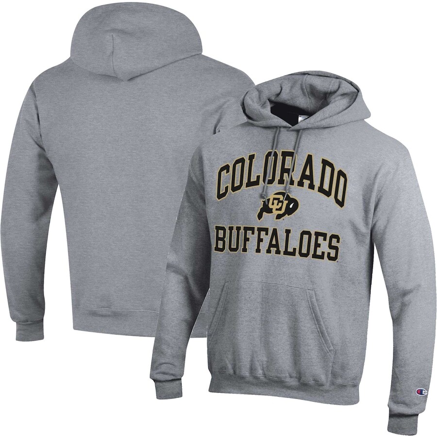 

Пуловер с капюшоном Champion Colorado Buffaloes, серый