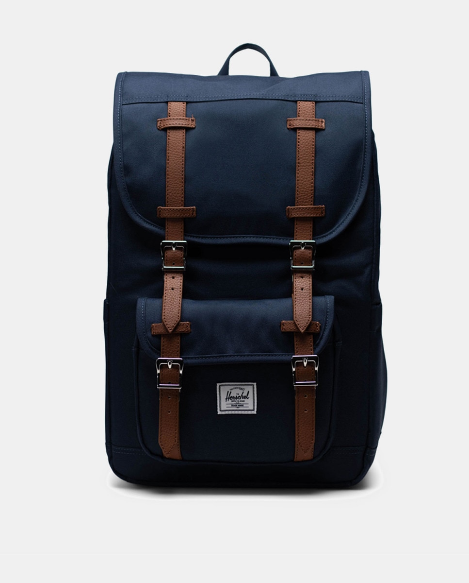 рюкзак для 13 ноутбука herschel heritage youth tile blue grey Little America Mid Backpack Supply Темно-синий рюкзак Herschel, темно-синий