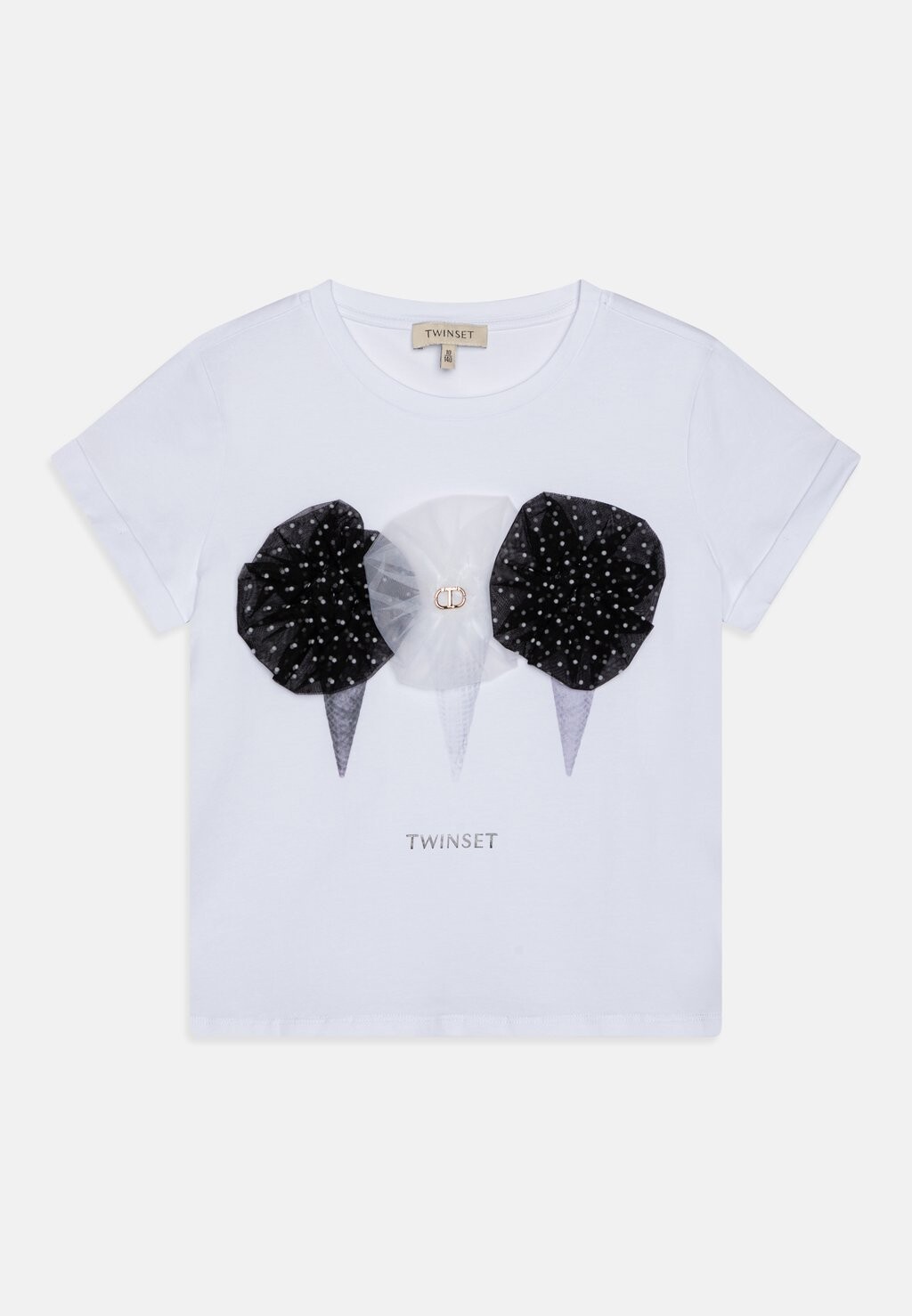 

Футболка с принтом TWINSET, цвет white