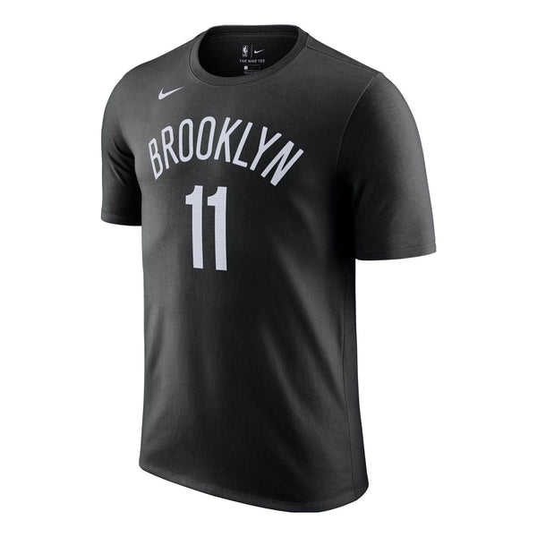 Футболка Nike NBA Brooklyn Nets Kyrie Irving Basketball Sports Printing Round Neck Short Sleeve Black, черный