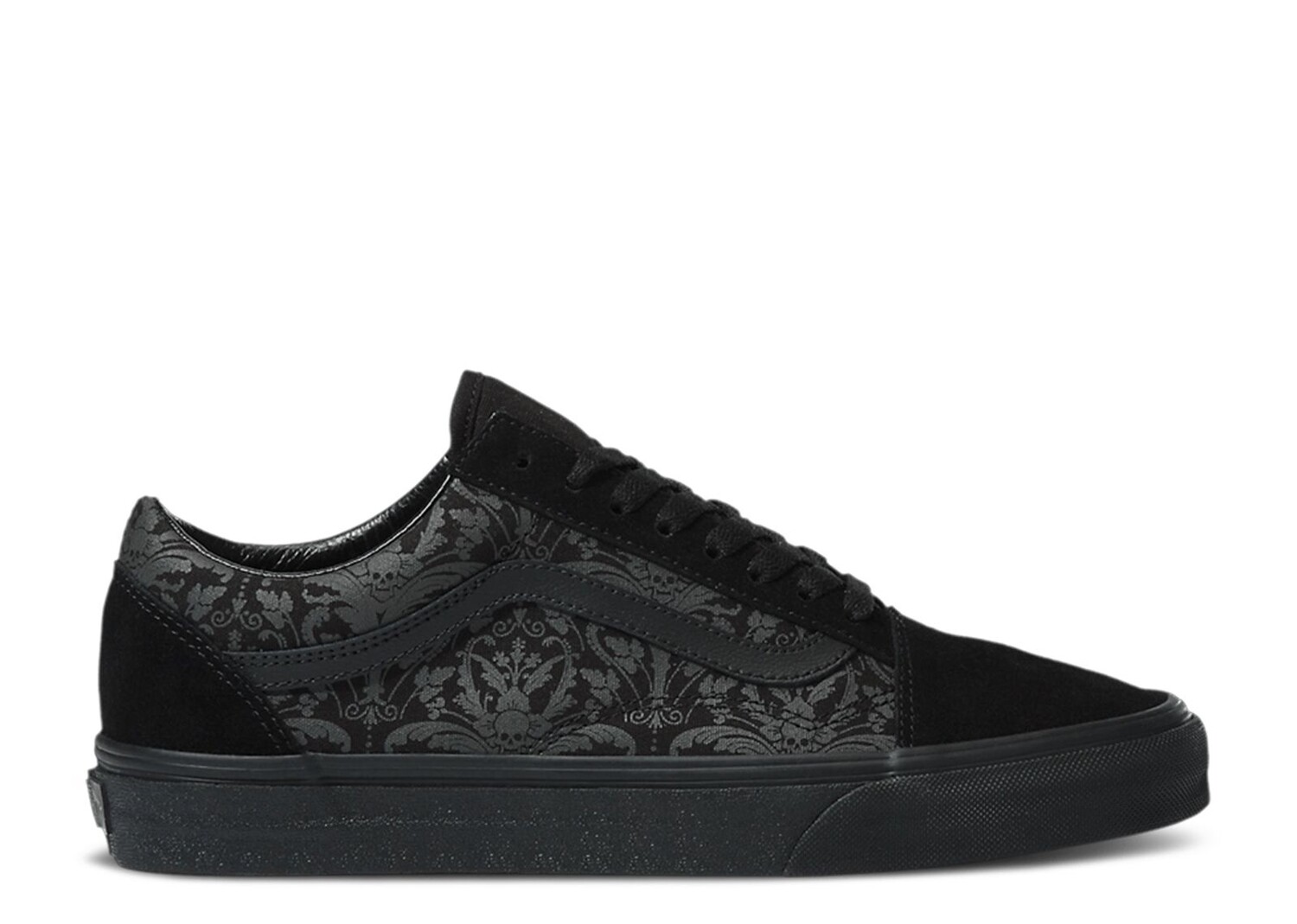 Кроссовки Vans Old Skool 'Skull Tapestry Raven', черный