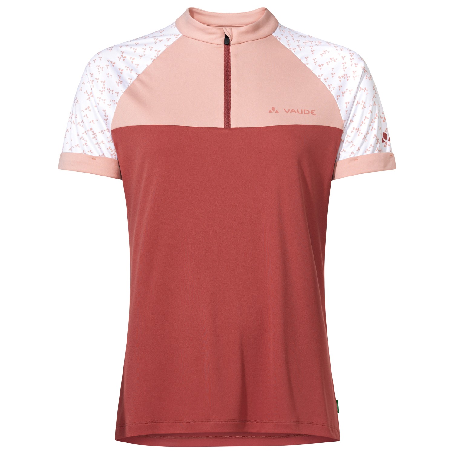 Велосипедный трикотаж Vaude Women's Ledro Print Shirt, цвет Brick велосипедный трикотаж vaude women s tremalzo l s shirt цвет brick