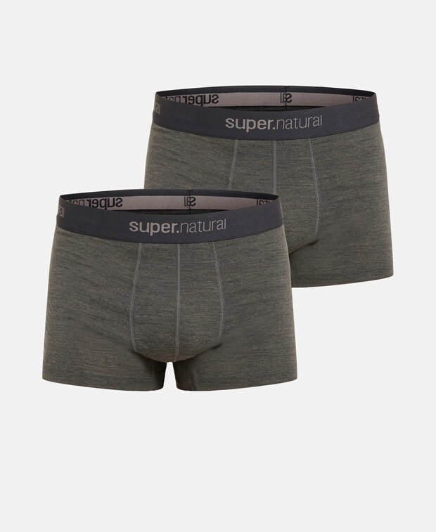 

Шорты-боксеры, 2 шт. Super.Natural, антрацит